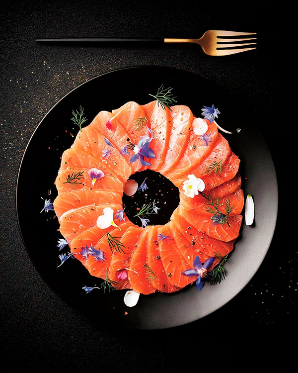 Véritable Cœur de saumon fumé de la Maison Le Borvo